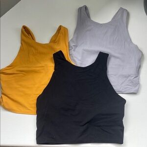 Athleta Women's Tank Tops - Black, Mustard, Lavender